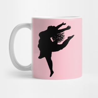 Dancing Woman Silhouette Mug